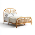 Double Bed Rattan Frame 200x140x110 cm - Natural - Contemporary Design